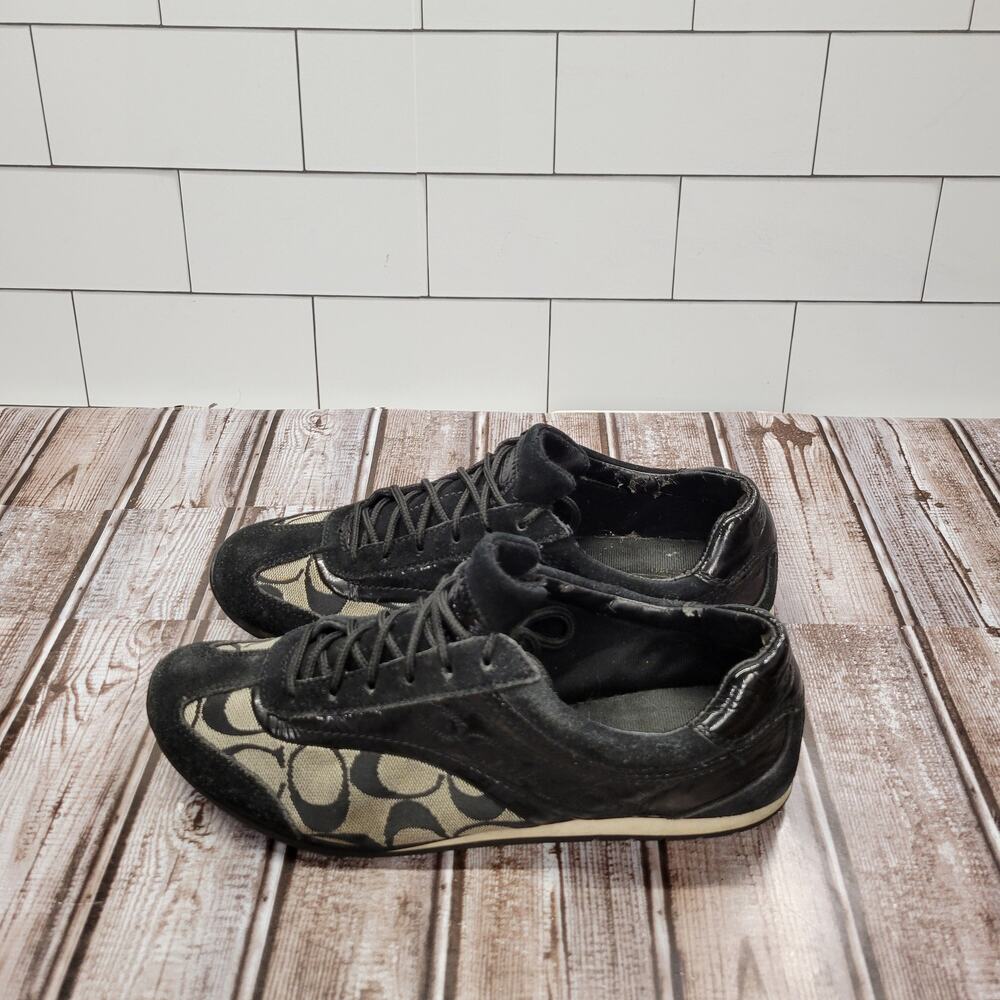 Coach Women's Kodie Sneakers Size 8M Leather Designer Shoes